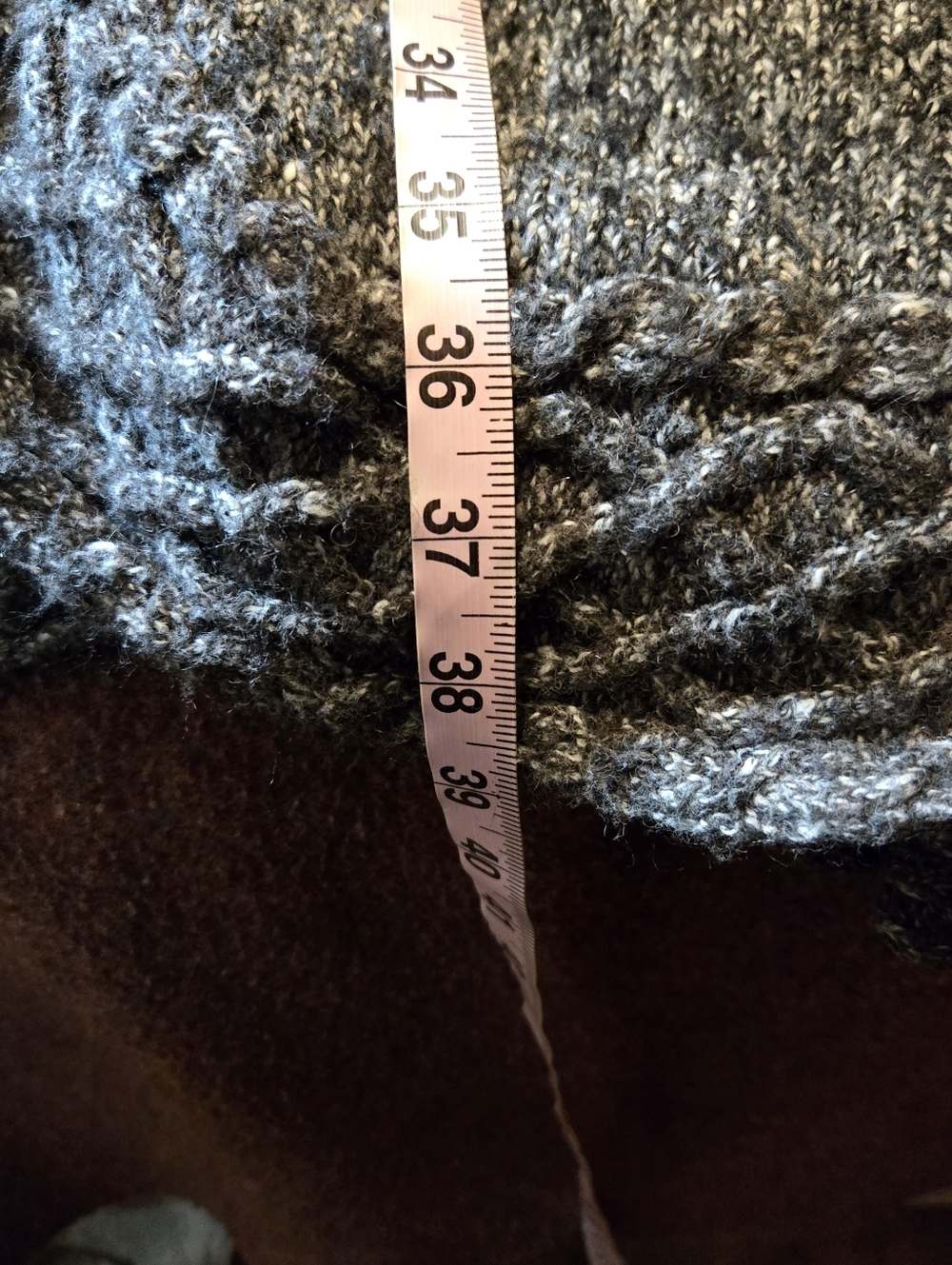 Prana Angelica Duster In Dark Gray Knit Snap Closure Size Medium - Picture 5 of 8